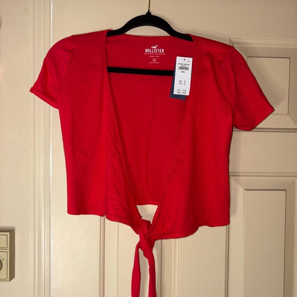 NWT HOLLISTER TIE FRONT TOP